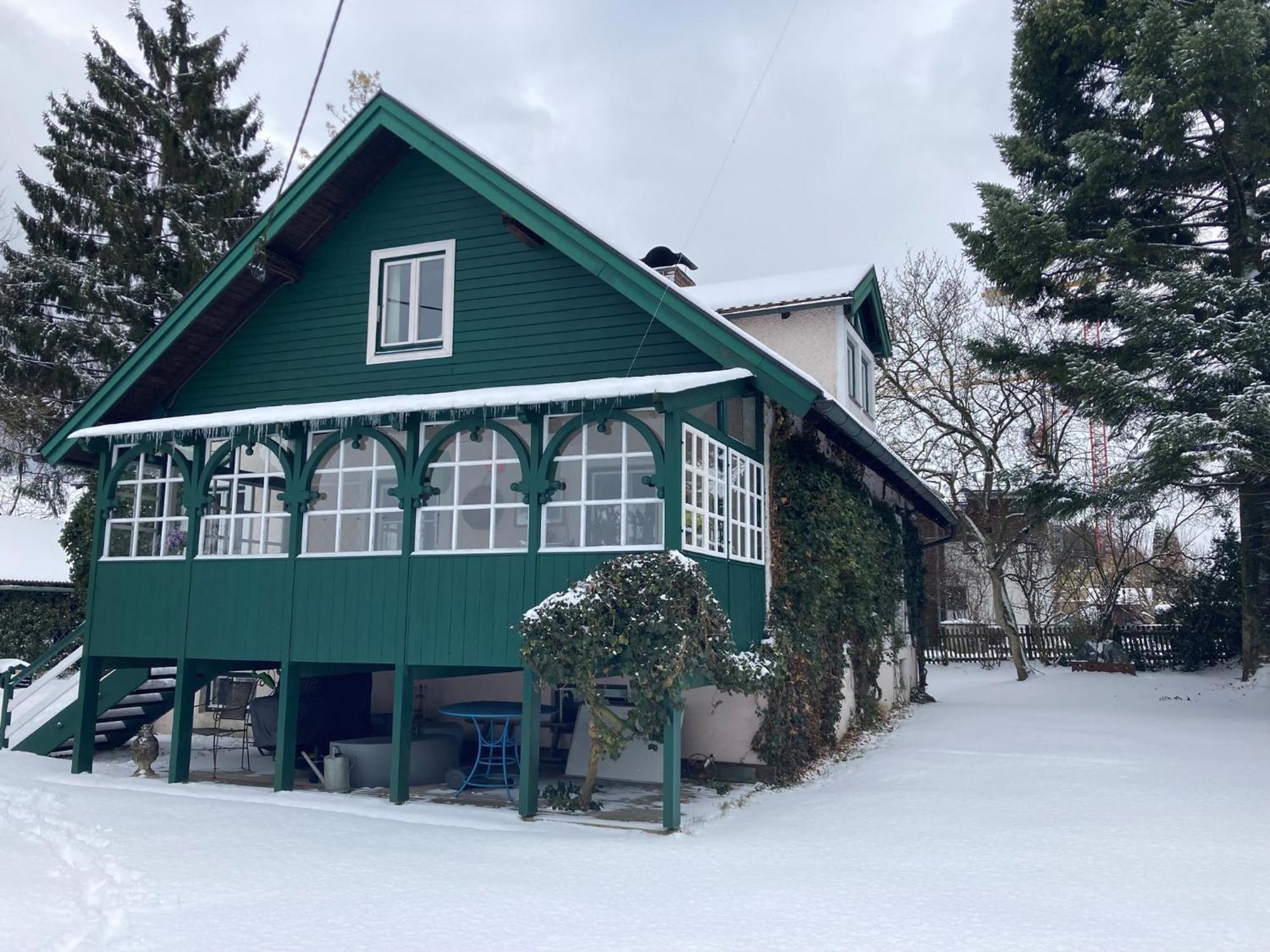 Haus Mit Sauna Und Privatem Badeteich In Anif Bei Salzburg ภายนอก รูปภาพ
